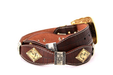 Load image into Gallery viewer, Concho Belt- #8001A-E Concho with Clear Stone