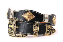 Load image into Gallery viewer, Concho Belt- #8001A-E Concho with Clear Stone