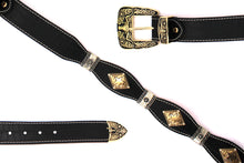 Load image into Gallery viewer, Concho Belt- #8001A-E Concho with Clear Stone
