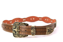 Load image into Gallery viewer, Concho Belt- #8001A-E Concho with Clear Stone