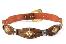 Load image into Gallery viewer, Concho Belt- #8001A-E Concho with Clear Stone