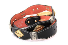 Load image into Gallery viewer, Concho Belt- #8002A-E Concho with Blue Stone