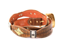 Load image into Gallery viewer, Concho Belt- #8002A-E Concho with Blue Stone