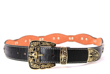 Load image into Gallery viewer, Concho Belt- #8002A-E Concho with Blue Stone