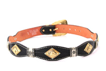 Load image into Gallery viewer, Concho Belt- #8002A-E Concho with Blue Stone