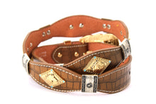 Load image into Gallery viewer, Concho Belt- #8002A-E Concho with Blue Stone