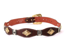 Load image into Gallery viewer, Concho Belt- #8002A-E Concho with Blue Stone