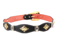 Load image into Gallery viewer, Concho Belt- #8002A-E Concho with Blue Stone