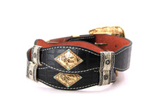 Load image into Gallery viewer, Concho Belt- #8002A-E Concho with Blue Stone