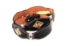 Load image into Gallery viewer, Concho Belt- #8002A-E Concho with Blue Stone