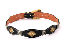 Load image into Gallery viewer, Concho Belt- #8002A-E Concho with Blue Stone