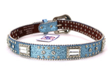 Load image into Gallery viewer, Kid Belt- #801&8012 Blue Pink Glisten Bling Flashy Rhombic Diamond