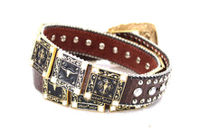 Load image into Gallery viewer, Rhinestone Belt - #802 Cross Black Rhinestone -1