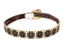 Load image into Gallery viewer, Rhinestone Belt - #802 Cross Black Rhinestone -1