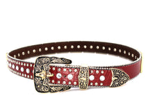 Load image into Gallery viewer, Rhinestone Belt - #802 Cross Black Rhinestone -1