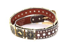 Load image into Gallery viewer, Rhinestone Belt - #802 Cross Black Rhinestone -1