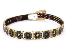 Load image into Gallery viewer, Rhinestone Belt - #802 Cross Black Rhinestone -1