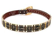 Load image into Gallery viewer, Rhinestone Belt - #802 Cross Black Rhinestone -1
