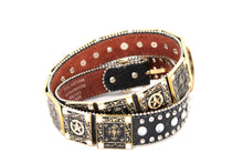 Load image into Gallery viewer, Rhinestone Belt - #802 Cross Black Rhinestone -1