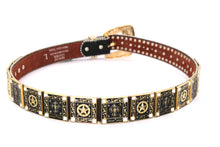 Load image into Gallery viewer, Rhinestone Belt - #802 Cross Black Rhinestone -1