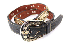 Load image into Gallery viewer, Concho Belt- #803 (Gold) Western Concho Decoration Belt