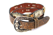 Load image into Gallery viewer, Concho Belt- #803 (Gold) Western Concho Decoration Belt