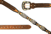 Load image into Gallery viewer, Concho Belt- #803 (Gold) Western Concho Decoration Belt