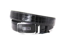 Cargar imagen en el visor de la galería, Plain Belt-  Genuine Cow Leather Belt Crocodile Pattern CG Cougar Alligator H Line Z #1