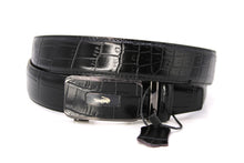 Cargar imagen en el visor de la galería, Plain Belt-  Genuine Cow Leather Belt Crocodile Pattern CG Cougar Alligator H Line Z #1
