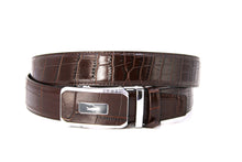 Cargar imagen en el visor de la galería, Plain Belt-  Genuine Cow Leather Belt Crocodile Pattern CG Cougar Alligator H Line Z #2