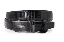 Cargar imagen en el visor de la galería, Plain Belt-  Genuine Cow Leather Belt Crocodile Pattern CG Cougar Alligator H Line Z #2