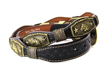 Load image into Gallery viewer, Concho Belt- #G608 Bronze Gold Western Concho Belt