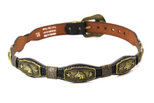 Load image into Gallery viewer, Concho Belt- #G608 Bronze Gold Western Concho Belt