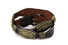 Load image into Gallery viewer, Concho Belt- #G608 Bronze Gold Western Concho Belt