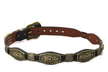 Load image into Gallery viewer, Concho Belt- #G608 Bronze Gold Western Concho Belt