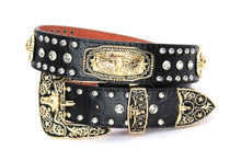 Load image into Gallery viewer, Concho Belt- #N02 Concho with Acrylic Stone -1