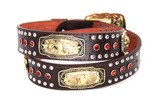 Load image into Gallery viewer, Concho Belt- #N02 Concho with Acrylic Stone -1