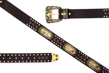 Load image into Gallery viewer, Concho Belt- #N02 Concho with Acrylic Stone -1