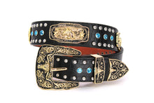 Load image into Gallery viewer, Concho Belt- #N02 Concho with Acrylic Stone -1