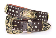 Load image into Gallery viewer, Concho Belt- #N02 Concho with Acrylic Stone -1