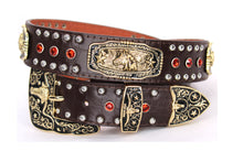 Load image into Gallery viewer, Concho Belt- #N02 Concho with Acrylic Stone -1