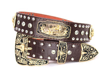 Load image into Gallery viewer, Concho Belt- #N02 Concho with Acrylic Stone -1