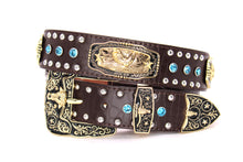 Load image into Gallery viewer, Concho Belt- #N02 Concho with Acrylic Stone -2