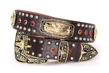 Load image into Gallery viewer, Concho Belt- #N02 Concho with Acrylic Stone -2