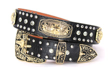Load image into Gallery viewer, Concho Belt- #N02 Concho with Acrylic Stone -2
