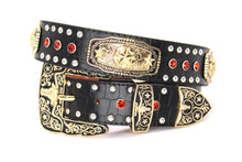 Load image into Gallery viewer, Concho Belt- #N02 Concho with Acrylic Stone -2