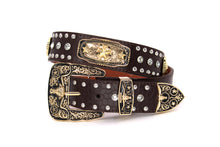 Load image into Gallery viewer, Concho Belt- #N02 Concho with Acrylic Stone -2