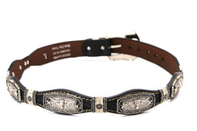 Load image into Gallery viewer, Concho Belt- #S608 Silver Western Concho Belt