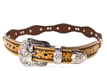 Load image into Gallery viewer, Concho Belt- #S608 Silver Western Concho Belt