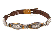 Load image into Gallery viewer, Concho Belt- #S608 Silver Western Concho Belt